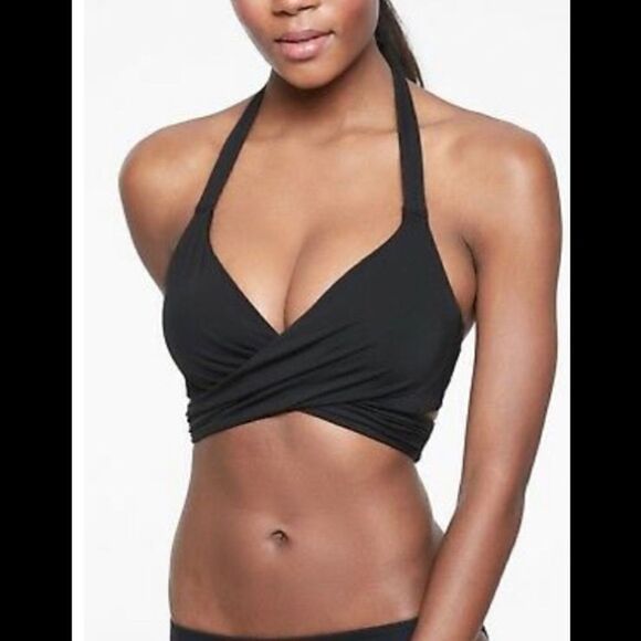 Athleta Bra Cup Halter Bikini Top 32 B/C - Picture 1 of 14